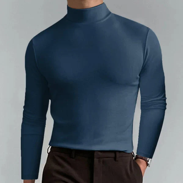 Slim-fit turtleneck with long sleeves - Oliver