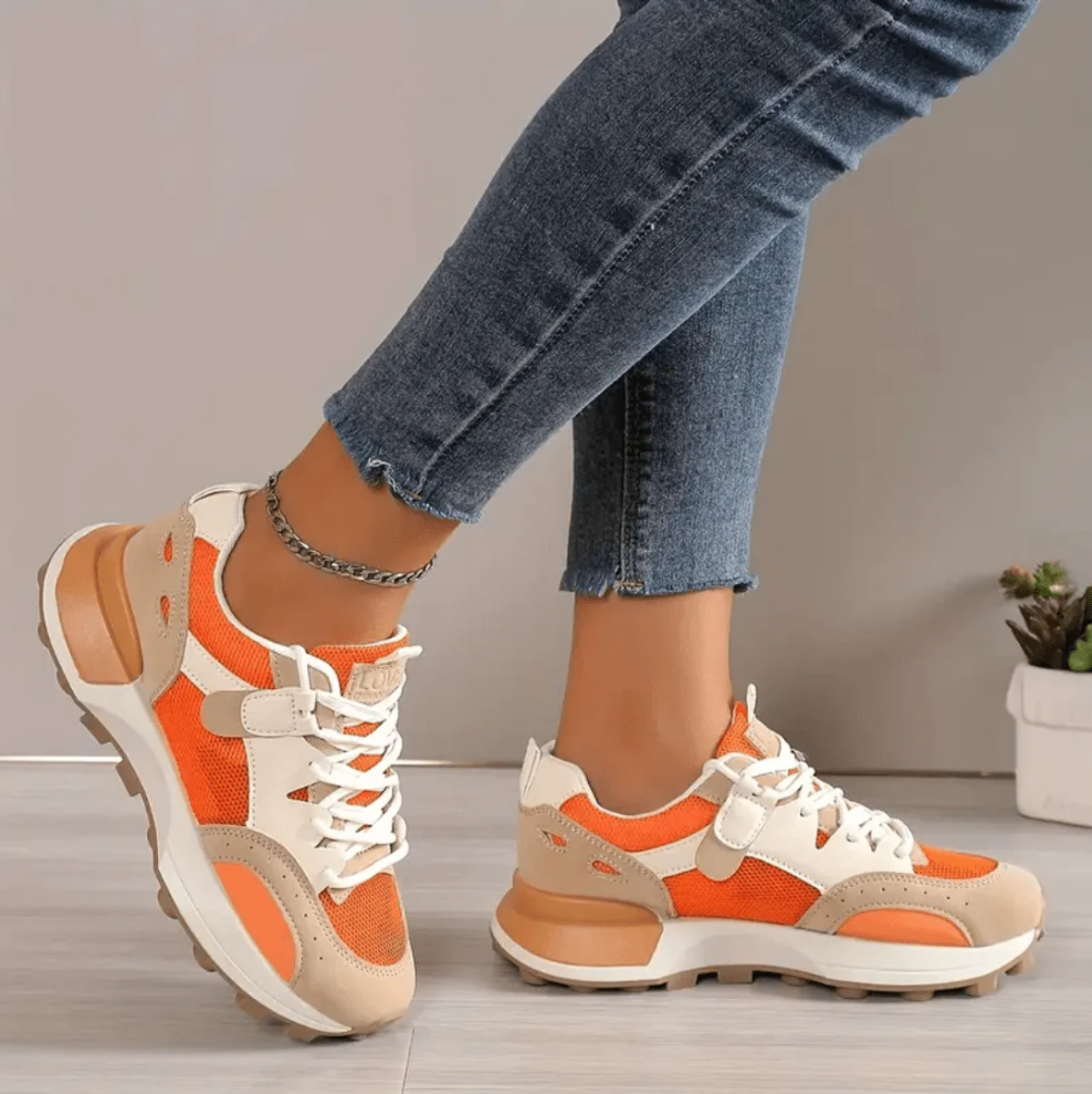 Casual colourful breathable trainers for women