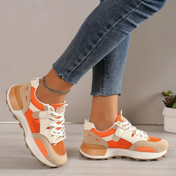 Dolores - women's sneakers in color block design