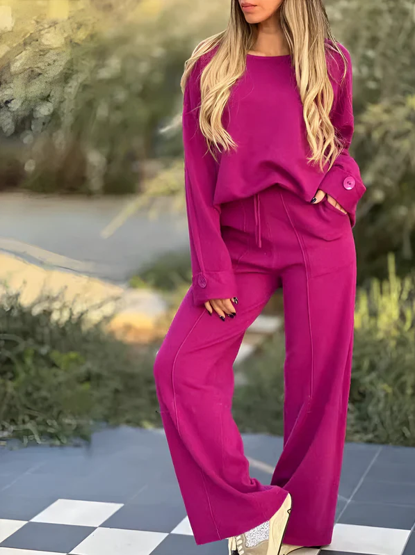 Trishia - effortlessly chic two-piece set