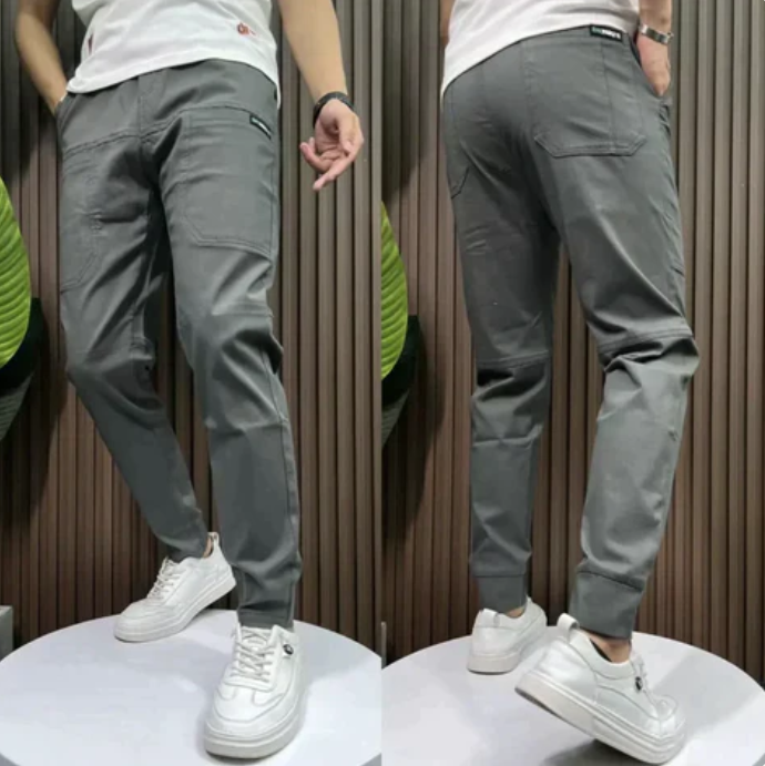 Owen - elastic cargo pants