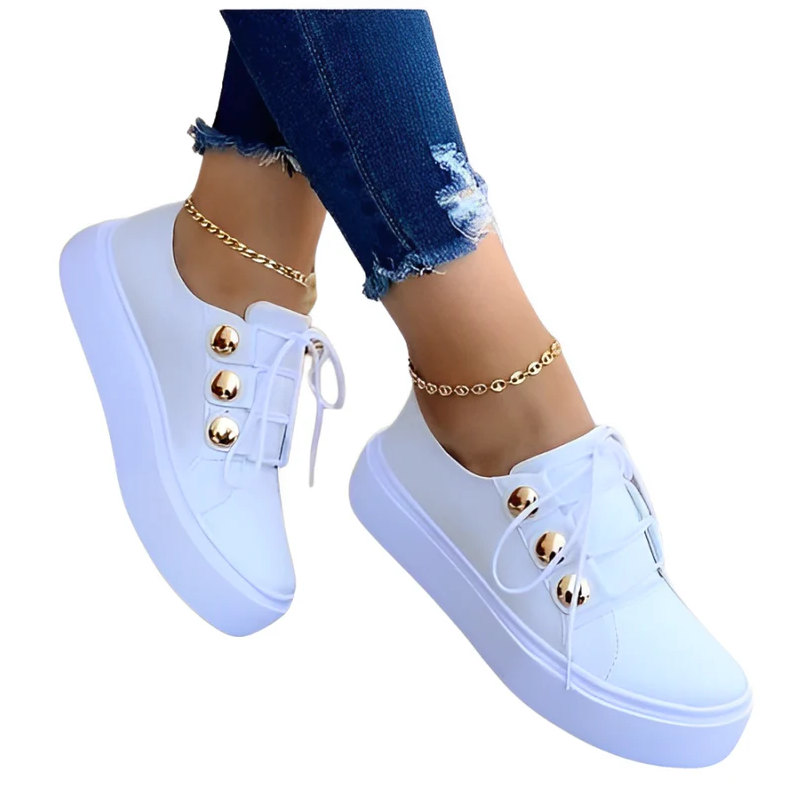 Alyssa – canvas platform sneakers