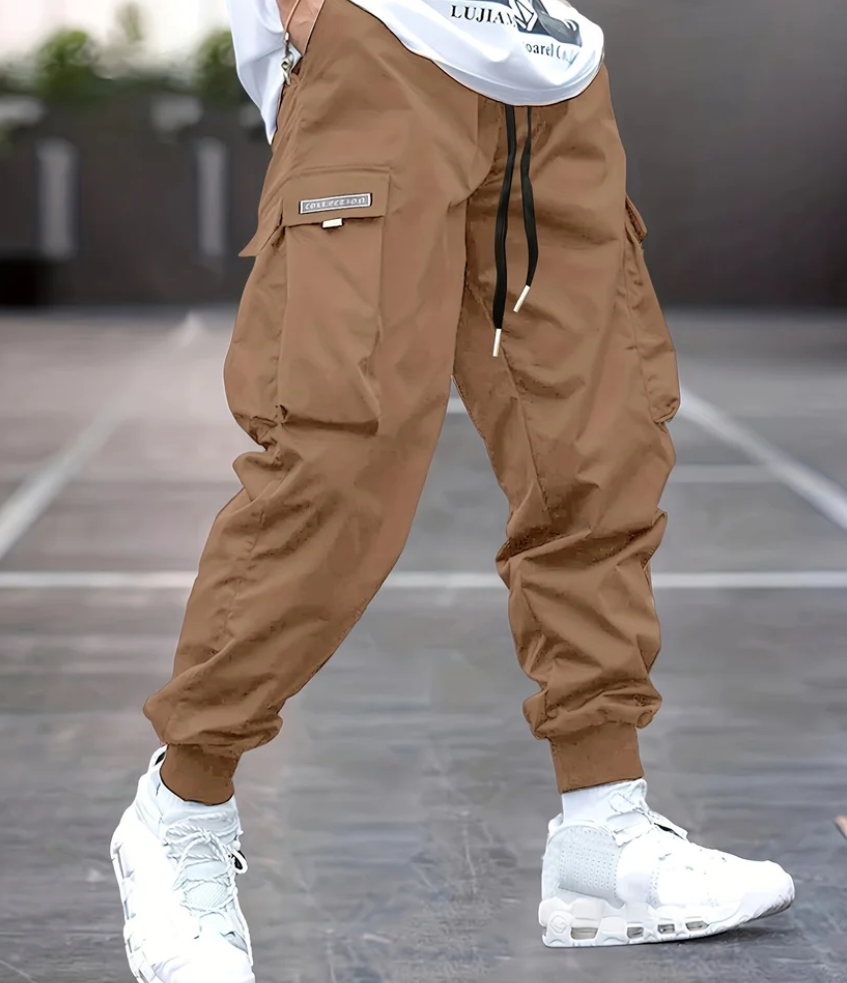 Black cargo trousers - Tim