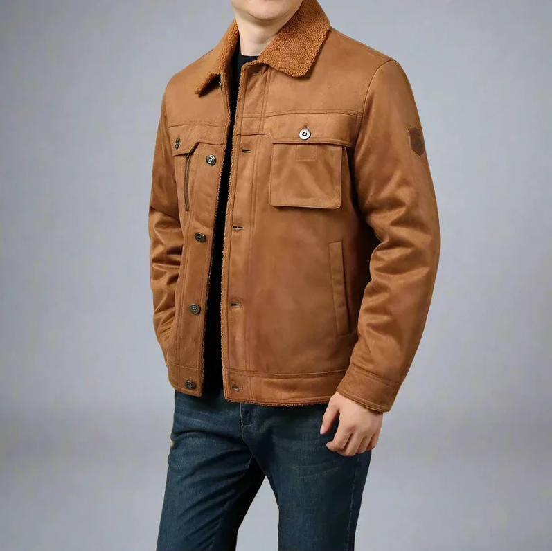 Barun - casual jacket with velvet lining