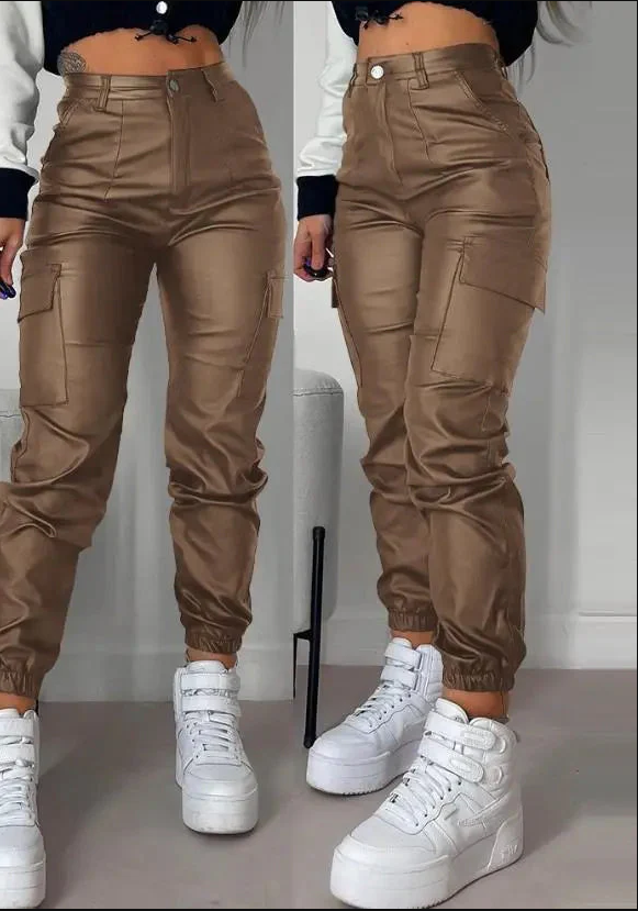 J2K | leather cargo pants