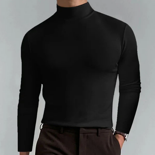 Slim-fit turtleneck with long sleeves - Oliver