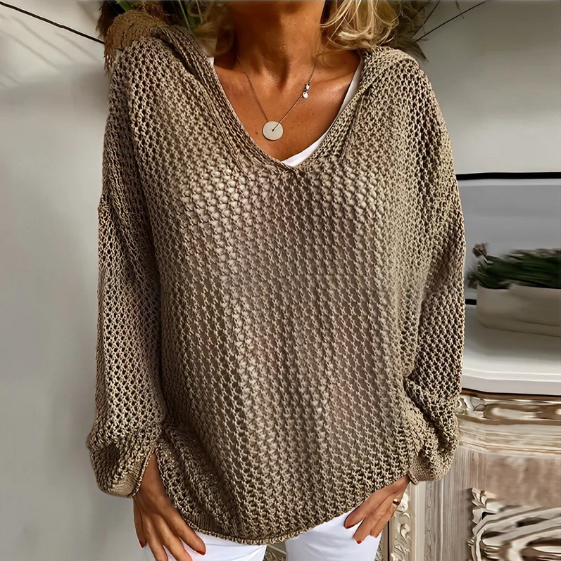 Melissa - comfortable knitted hoodie