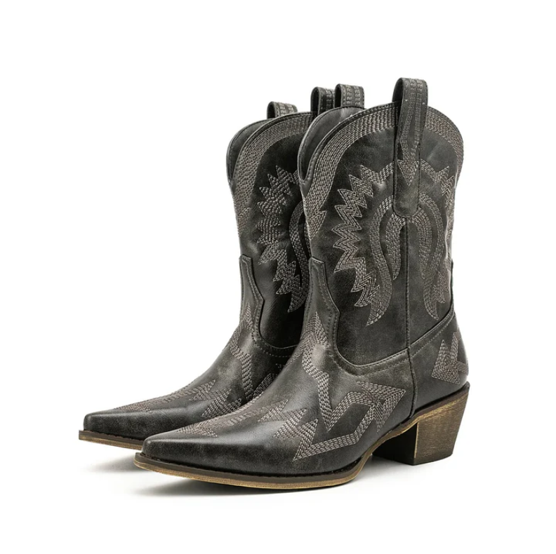 Sinaa | classic western leather cowboy boots for women