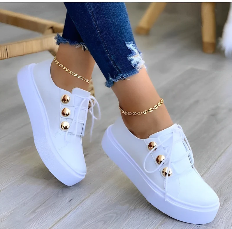 Alyssa – canvas platform sneakers