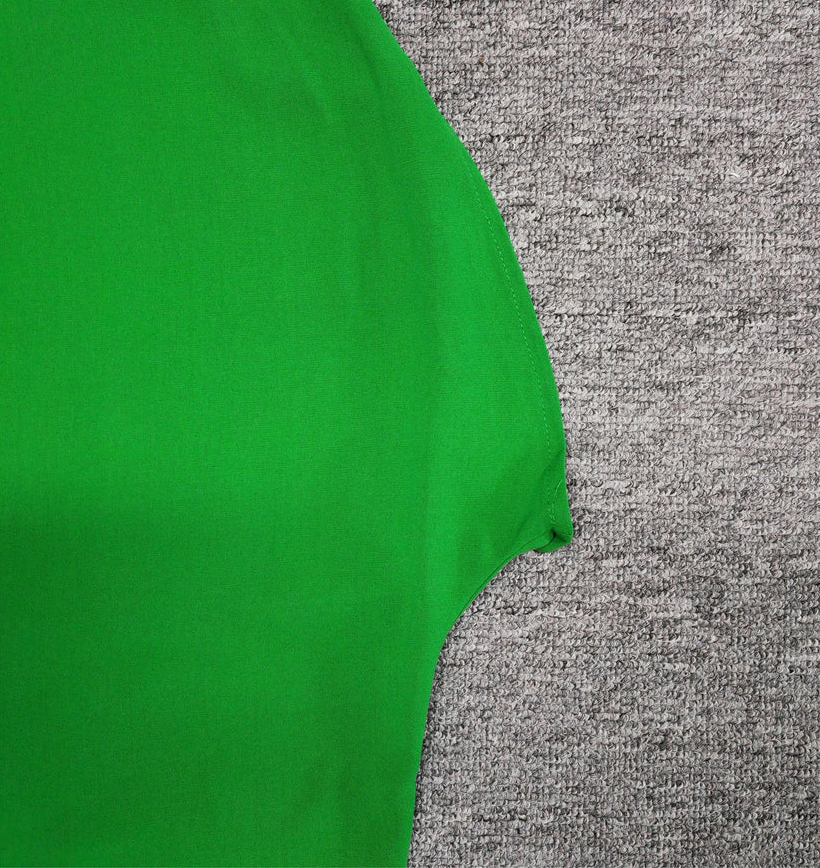 FallStyle - trendy plain top with short sleeves