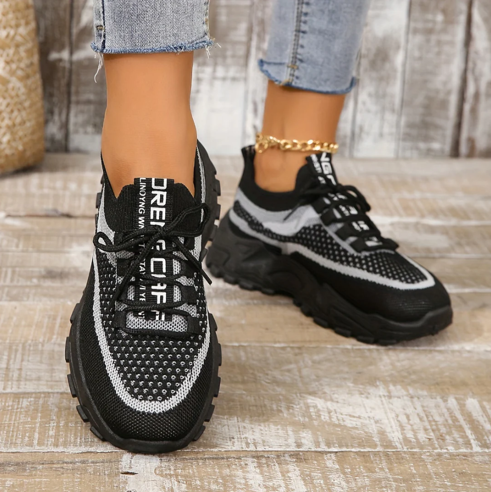 Breathable mesh trainers for women