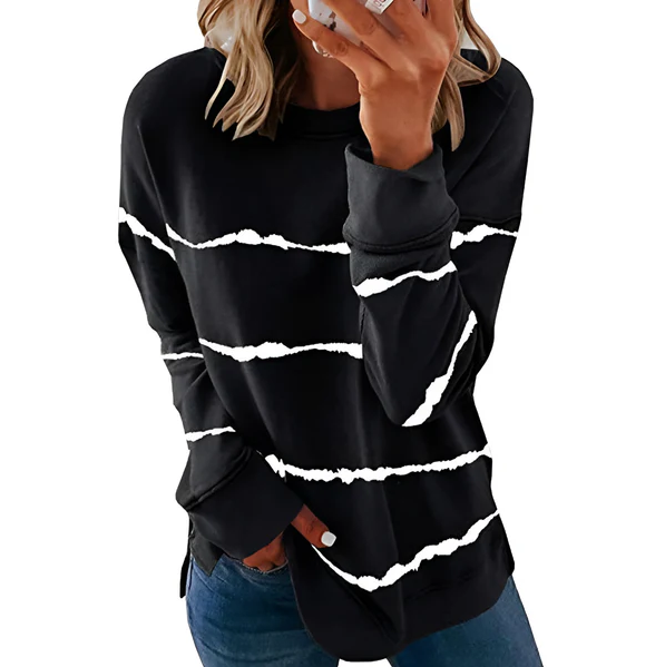 Daphne | vibrant tie-dye long sleeve top