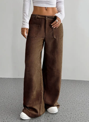 Makara corduroy wide leg trousers