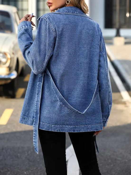 Primrose - stylish denim jacket made of cotton