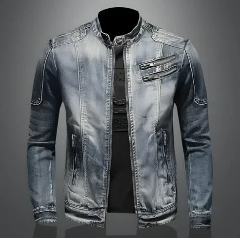 Benjamin - men's denim jacket with zip