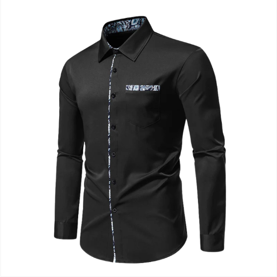 Ice - men's long sleeve stretch shirt