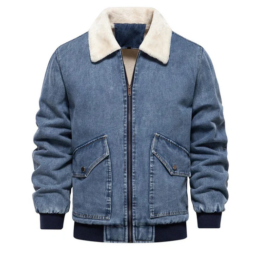 Tony - casual denim bomber jacket