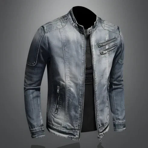 Benjamin - men's denim jacket with zip