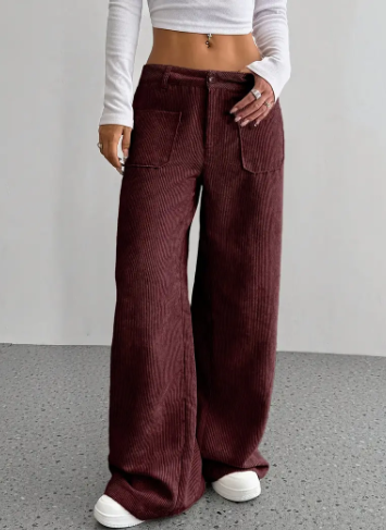 Makara corduroy wide leg trousers