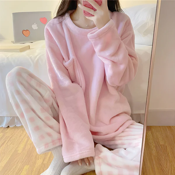 Gerda | cozy fleece pyjama set