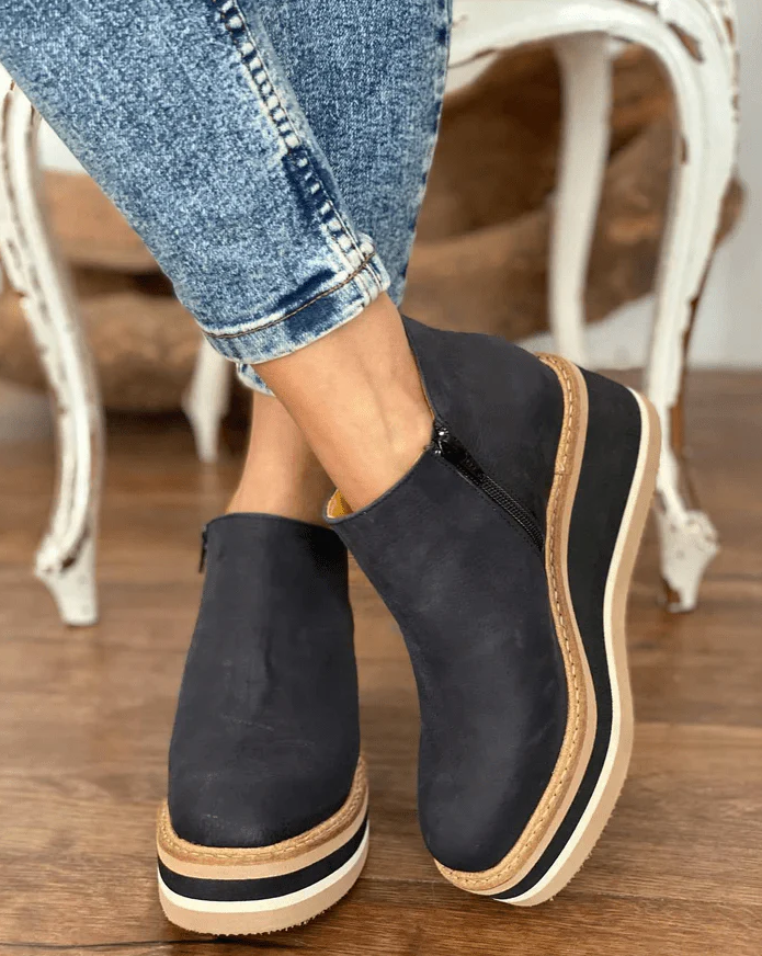 Women's wedge heel ankle boots