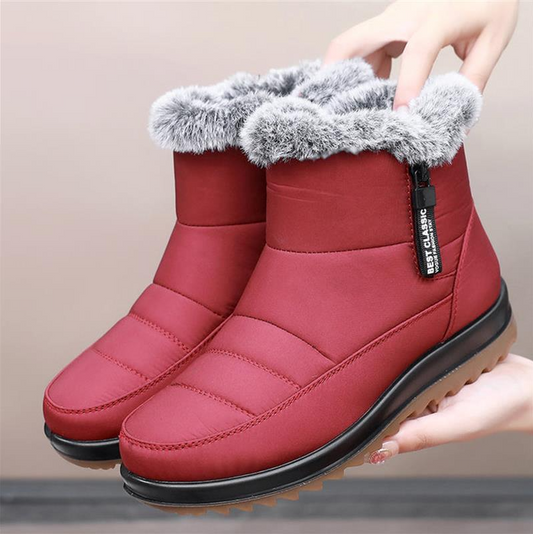 Warm cotton winter boots for women