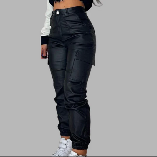 J2K | leather cargo pants