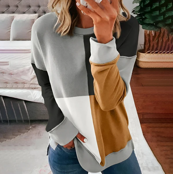 Daphne | vibrant tie-dye long sleeve top