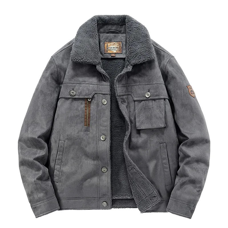 Barun - casual jacket with velvet lining