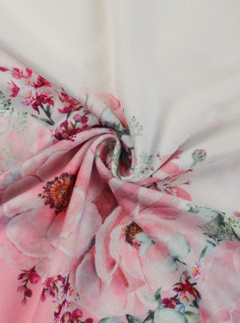 British elegant floral lace blouse