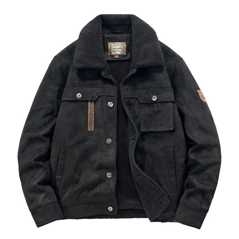 Barun - casual jacket with velvet lining