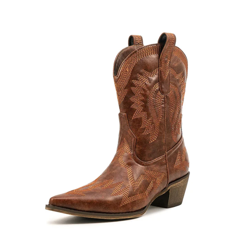 Sinaa | classic western leather cowboy boots for women