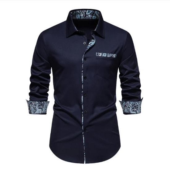 Ice - men's long sleeve stretch shirt