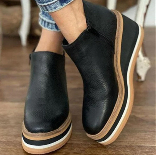 Stylish platform ankle boots for women
