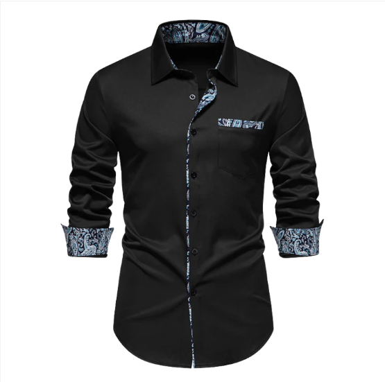Ice - men's long sleeve stretch shirt