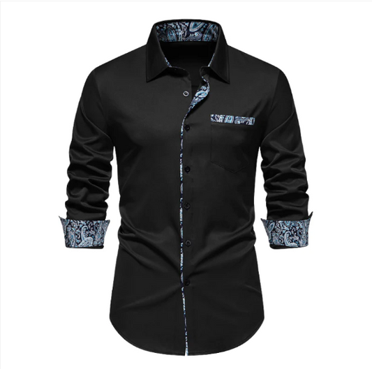 Ice - men's long sleeve stretch shirt