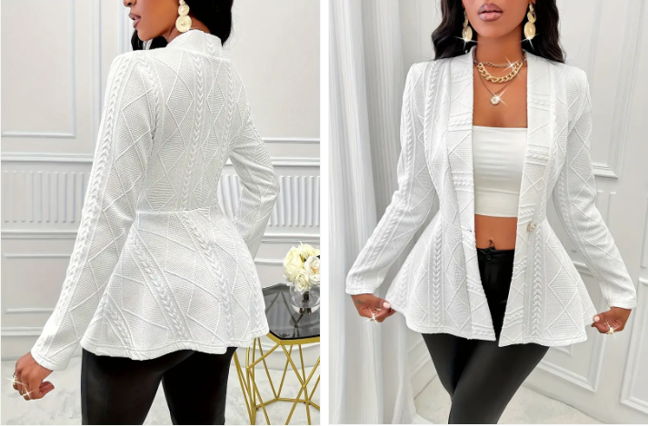 Savannah – elegant Knitted blazer
