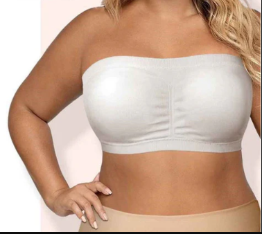 Wireless strapless bra
