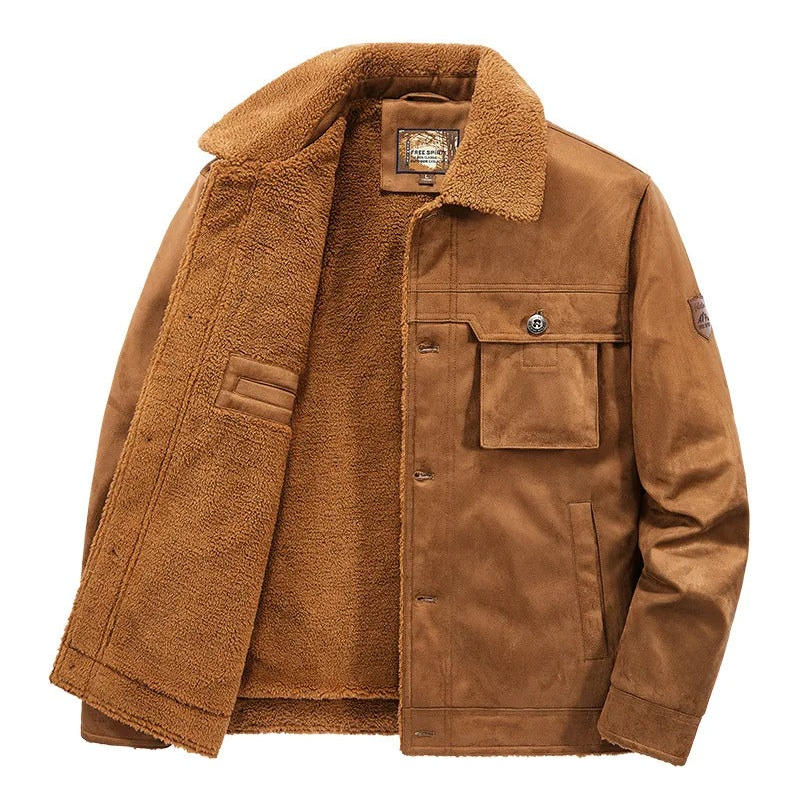 Barun - casual jacket with velvet lining