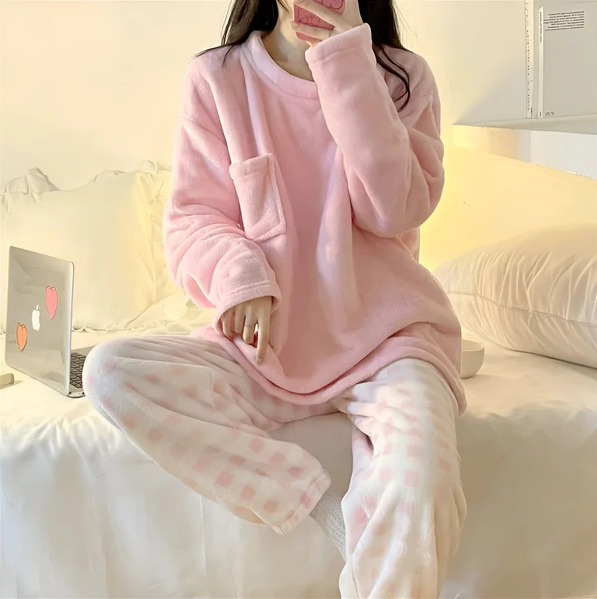 Gerda | cozy fleece pyjama set