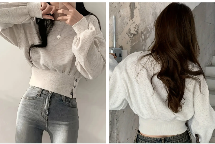 Elaine – trendy, short cotton jacket