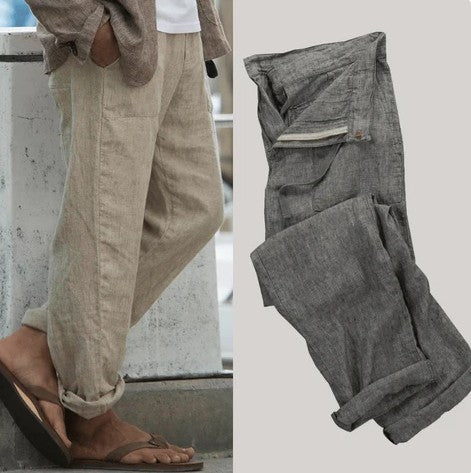 Jaxen - stylish linen trousers for men