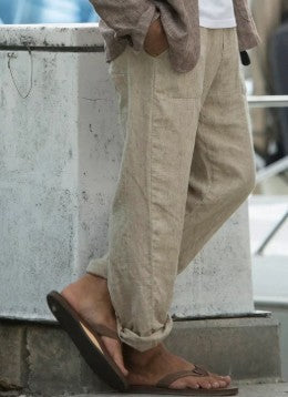 Jaxen - stylish linen trousers for men