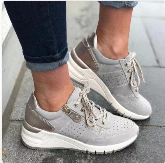 Nyah - orthopedic sneakers with wedge heel