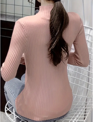 Dress – elegant ribbed top