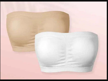 Wireless strapless bra