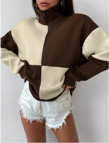 Cozy color block sweatshirt from kali