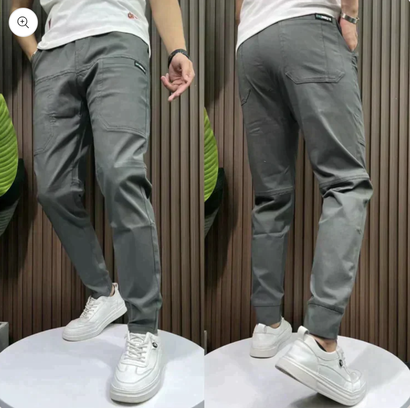 Owen - elastic cargo pants
