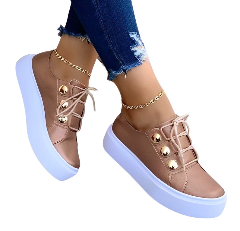 Alyssa – canvas platform sneakers