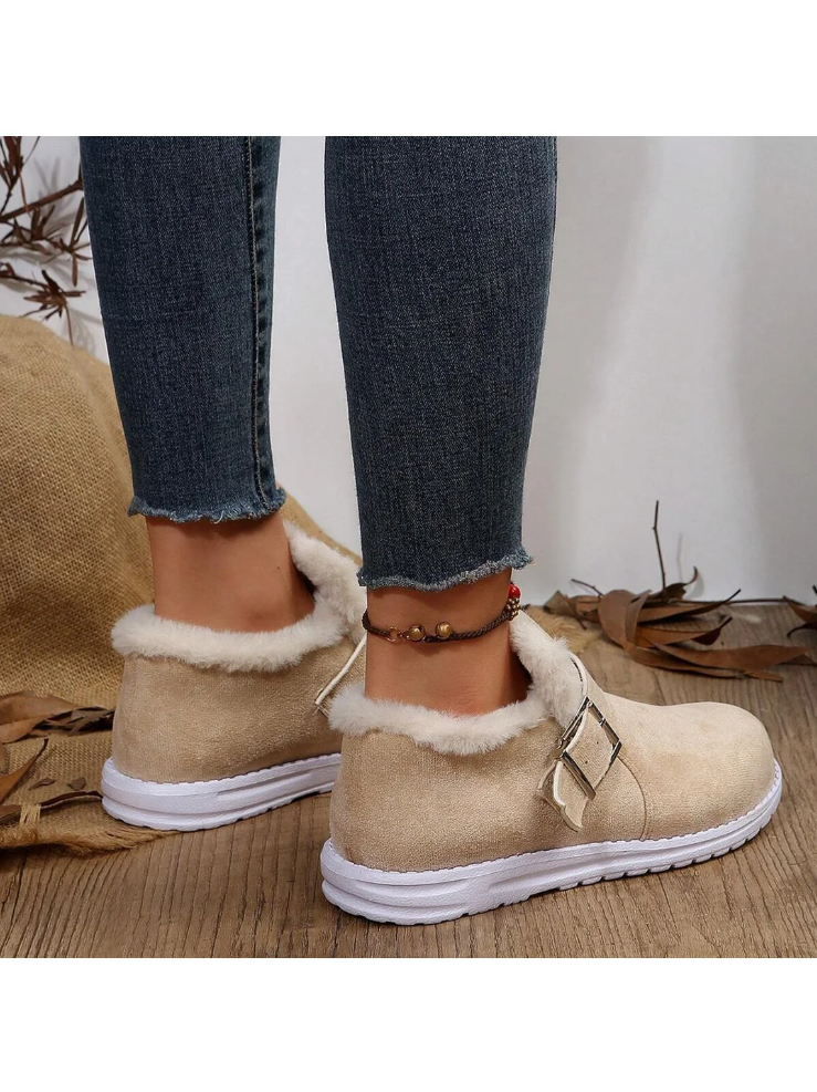 Cosy flat snowboots for stylish winter comfort for women